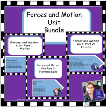 Preview of Forces and Motion Unit Bundle!