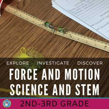 Preview of Forces And Motion Unit | Grade 2 And 3 Newton's Cradle Science And STEM