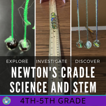 Preview of Forces and Motion Unit | Grade 4 And 5 Newton's Cradle Science And STEM