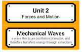 Forces and Motion: Vocabulary Cards