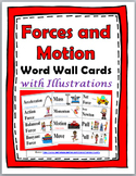 Forces and Motion Illustrated Science Word Wall