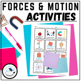 Forces and Motion Worksheet Card Sort and Video Analysis