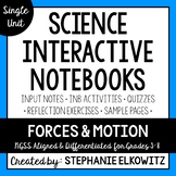 Forces and Motion Interactive Notebook Unit | Editable Notes