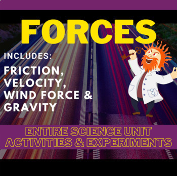 Preview of Forces and Motion - Complete unit - activities and experiments