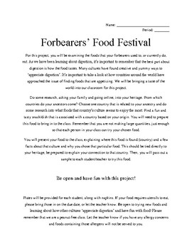 Preview of Forebearers Food Festival