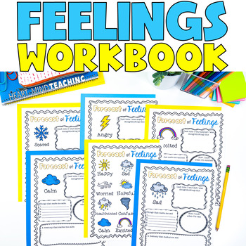 Preview of Forecast of Feelings Workbook - Social-emotional Learning