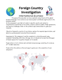 Foreign Country Investigation: International Business Assignment