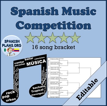 Preview of March Music Spanish Lesson 2016-2017