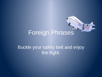 Preview of Foreign Phrases: A 3 Day European Vacation