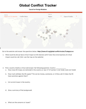 Global Conflict Tracker — GoodFolk