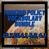 Foreign Policy Vocabulary Bundle