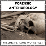 Forensic Anthropology Worksheet