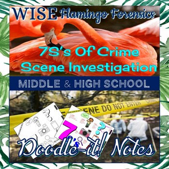 Preview of Forensic Doodle-it! Notes 7S's of Investigation DIGITAL AND PRINT