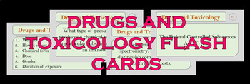 Preview of Forensic Drugs and Toxicology Flash Cards
