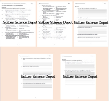 Forensic Engineering, Fire & Arson, Firearms & Ballistics Assessment Packet