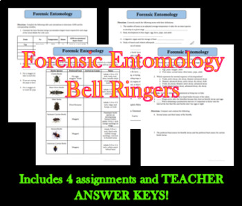 Preview of Forensic Entomology Bell Ringers