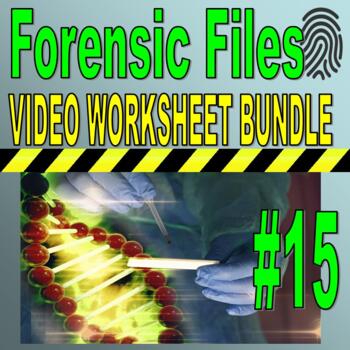 Preview of Forensic Files : Bundle Set #15 (10 science video sheets / Medical Detectives)