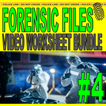 Preview of Forensic Files : Bundle Set #4 (10 science / psychology video worksheets)