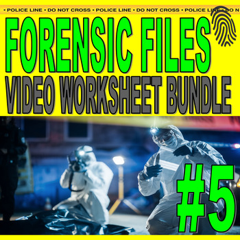 Preview of Forensic Files: Bundle Set #5 (science video sheets / distance learning / Sub)