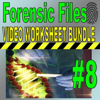 Preview of Forensic Files : Bundle Set  #8 (10 Science Video Sheets / Distance Learning)