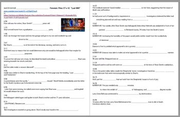Preview of Forensic Files - Last Will - S7, e 42 Video Worksheet