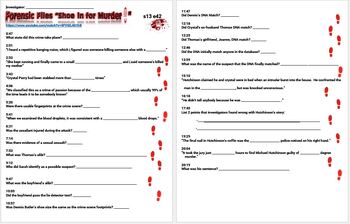 Preview of Forensic Files - Shoe In for Murder Video Worksheet