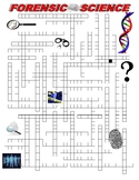 Forensic Science 50-term Vocabulary Puzzle and Definition 