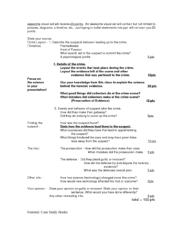 case study for forensic science