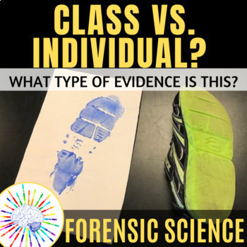 Preview of Forensic Science: Class vs Individual Evidence Slides, Notes, Activity