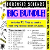 Forensic Science Course BIG BUNDLE! Everything you need fo