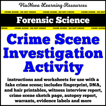 Preview of Forensic Science Crime Scene Investigation Activity