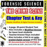 Forensic Science: Crime Scene Test & Key (Regular, Modifie