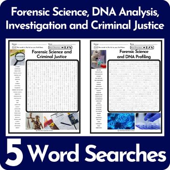 Preview of Forensic Science, DNA Analysis, Investigation and Criminal Justice BUNDLE