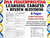Forensic Science DNA Fingerprinting Learning Targets and R