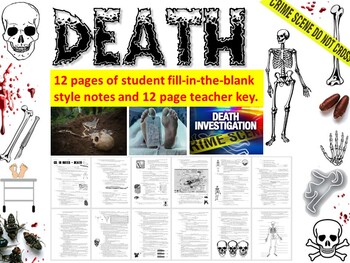 Preview of Forensic Science – Death & Forensic Anthropology Lecture Notes Handout and Key