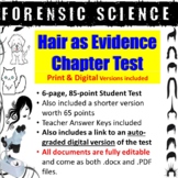 Forensic Science: Hair as Evidence Test * printable & digi