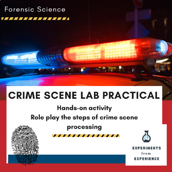 Preview of Forensic Science Hands-On Crime Scene Lab Practical- Activity, Easy Set-Up!