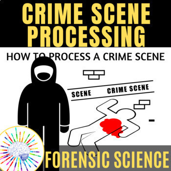 Preview of Forensic Science: How to Process a Crime Scene Slides + Notes