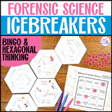 Forensic Science Icebreakers First Day or Week of School A