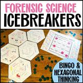 Forensic Science Icebreakers First Day or Week of School A