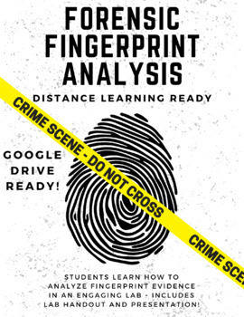 Preview of Forensic Science Lab -- Fingerprint Analysis -- GOOGLE VERSION