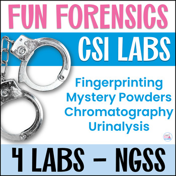 Preview of Forensic Science Crime Scene Investigation Curriculum Middle School Lesson Plans