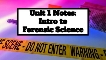 Preview of Forensic Science Notes (Introduction to Forensics)