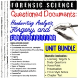 Forensic Science Questioned Documents Unit Bundle