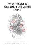 Forensic Science Semester Course Lesson Plans