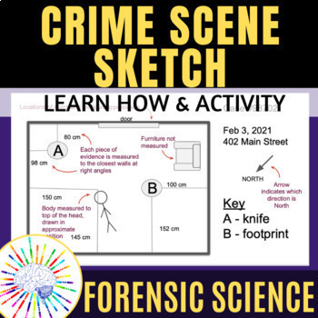 Preview of Forensic Science: Teach how to Sketch a Crime Scene