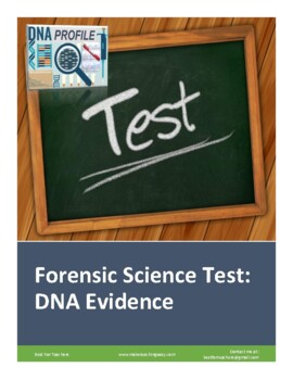 Preview of Forensic Science Test: DNA Evidence (DNA Profiles)