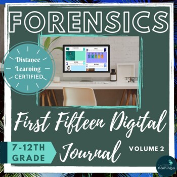 Preview of Forensic Science Warm Up Daily Journal Volume 2 DIGITAL RESOURCE