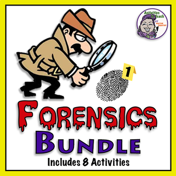 Preview of Middle School Forensics: 8 Activity Bundle (Save 20%)