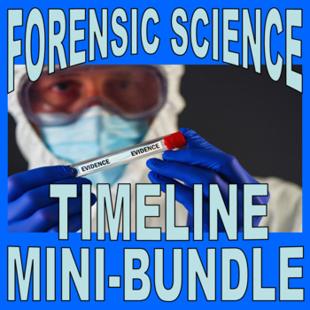 Preview of Forensic Science Timeline Bundle (Power Point / Slideshow / Article / First Day)
